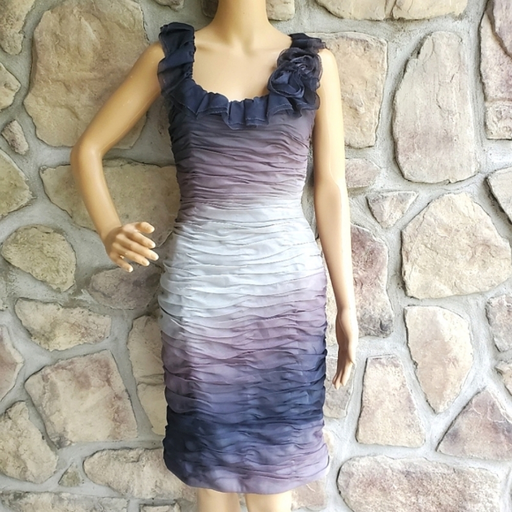 ADRIANNA PAPELL | Formal Cocktail Sleeveless Dress